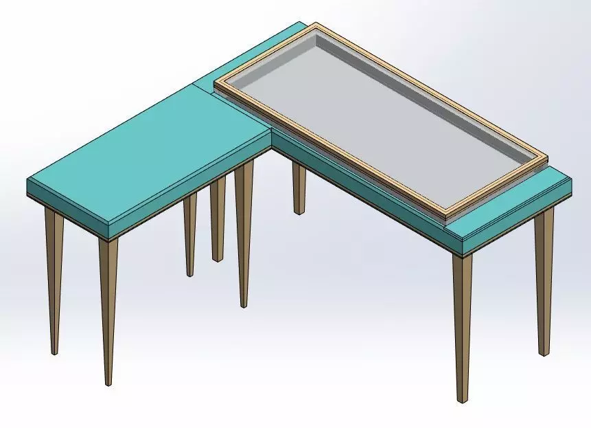 Office table 3D model