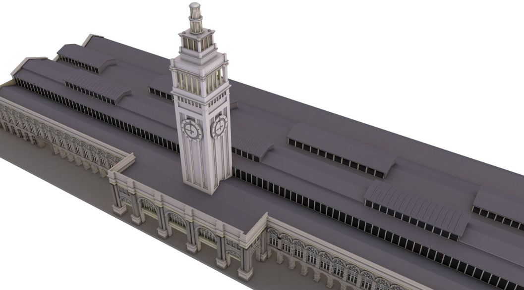 Ferry Building San Francisco 3D model_6