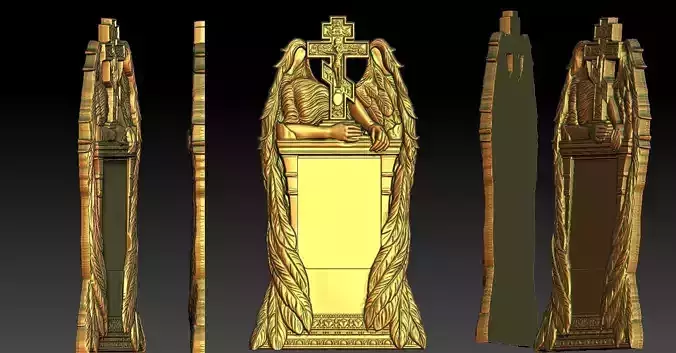 5 angel CNC Relief Model