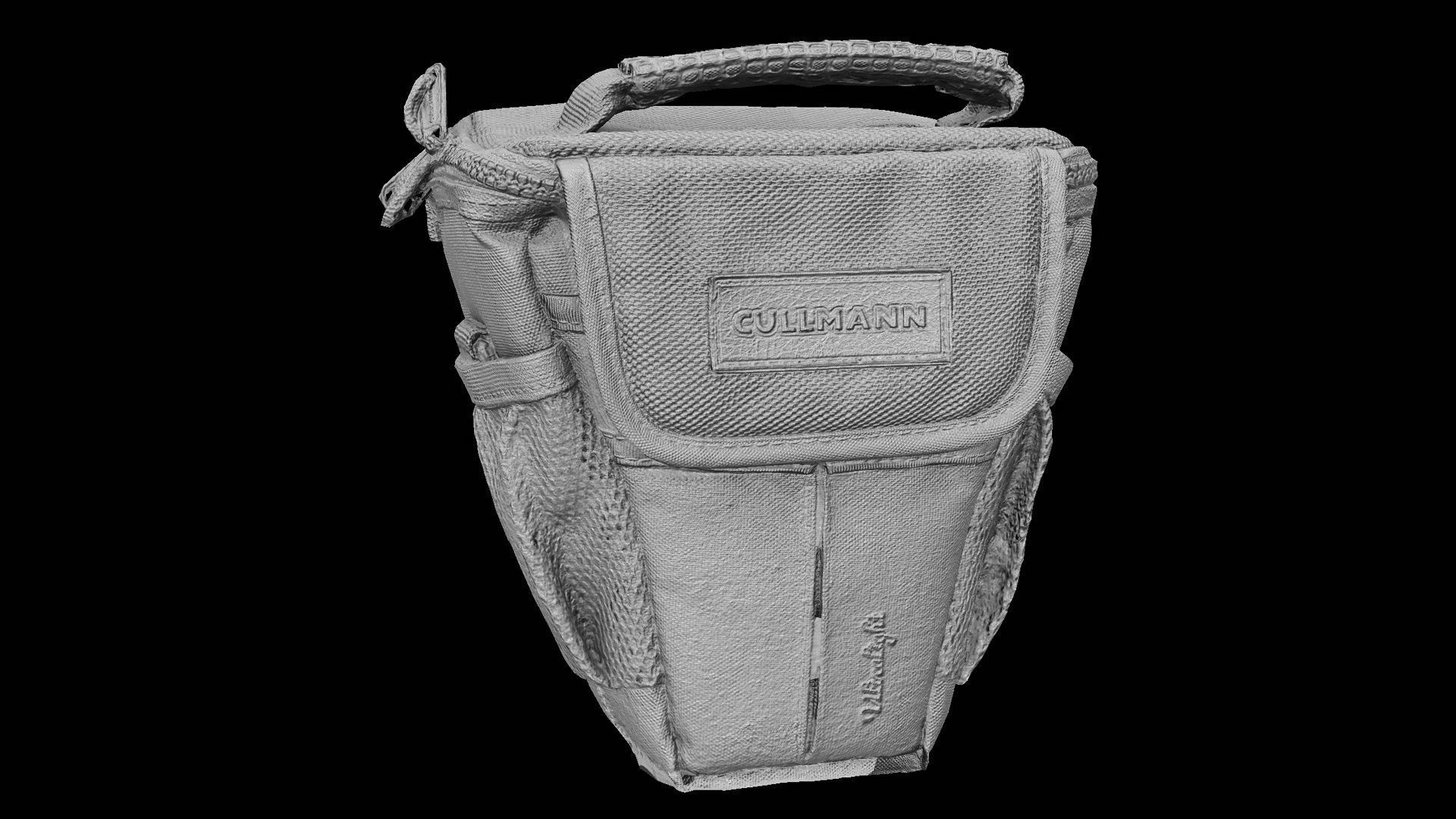 small dirty bag photographic asset PBR photogrammetry Low-poly 3D model_6