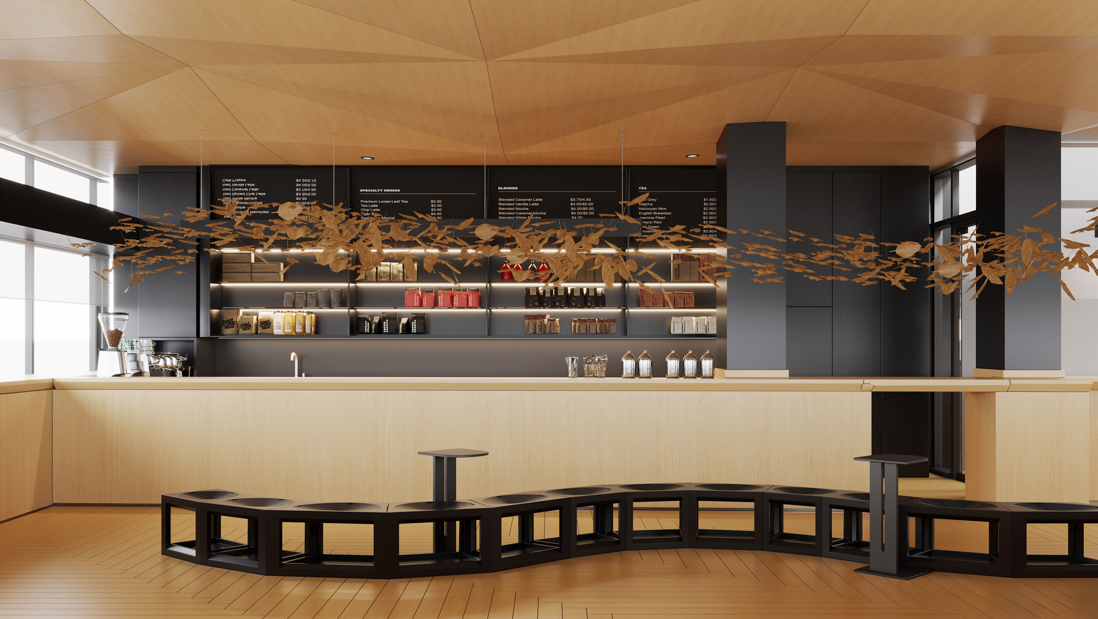   restaurant  cafe  Interior scene 74 3D model_2