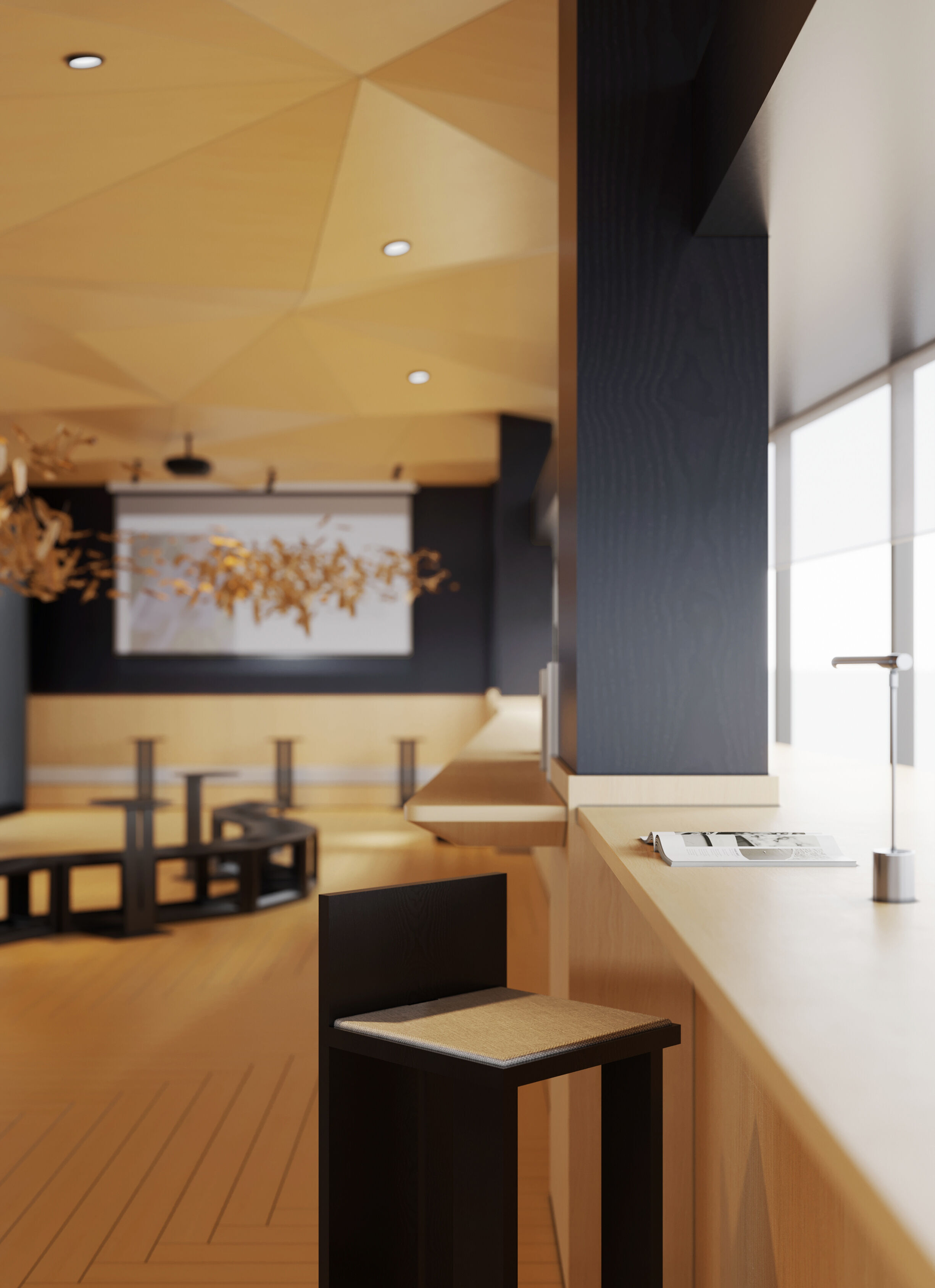  restaurant  cafe  Interior scene 74 3D model_1