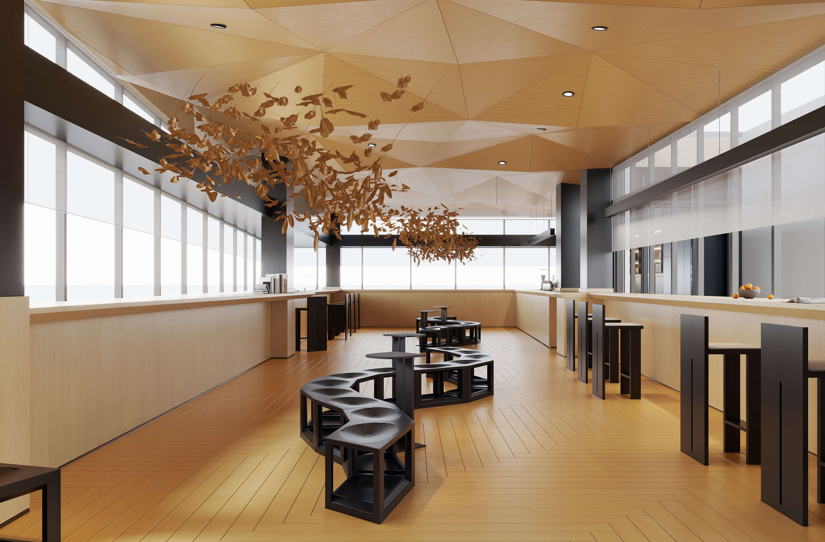   restaurant  cafe  Interior scene 74 3D model_3
