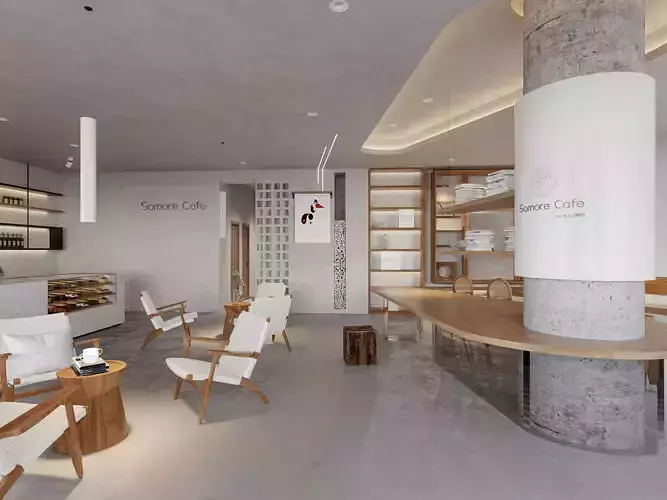  restaurant  cafe  Interior scene 78