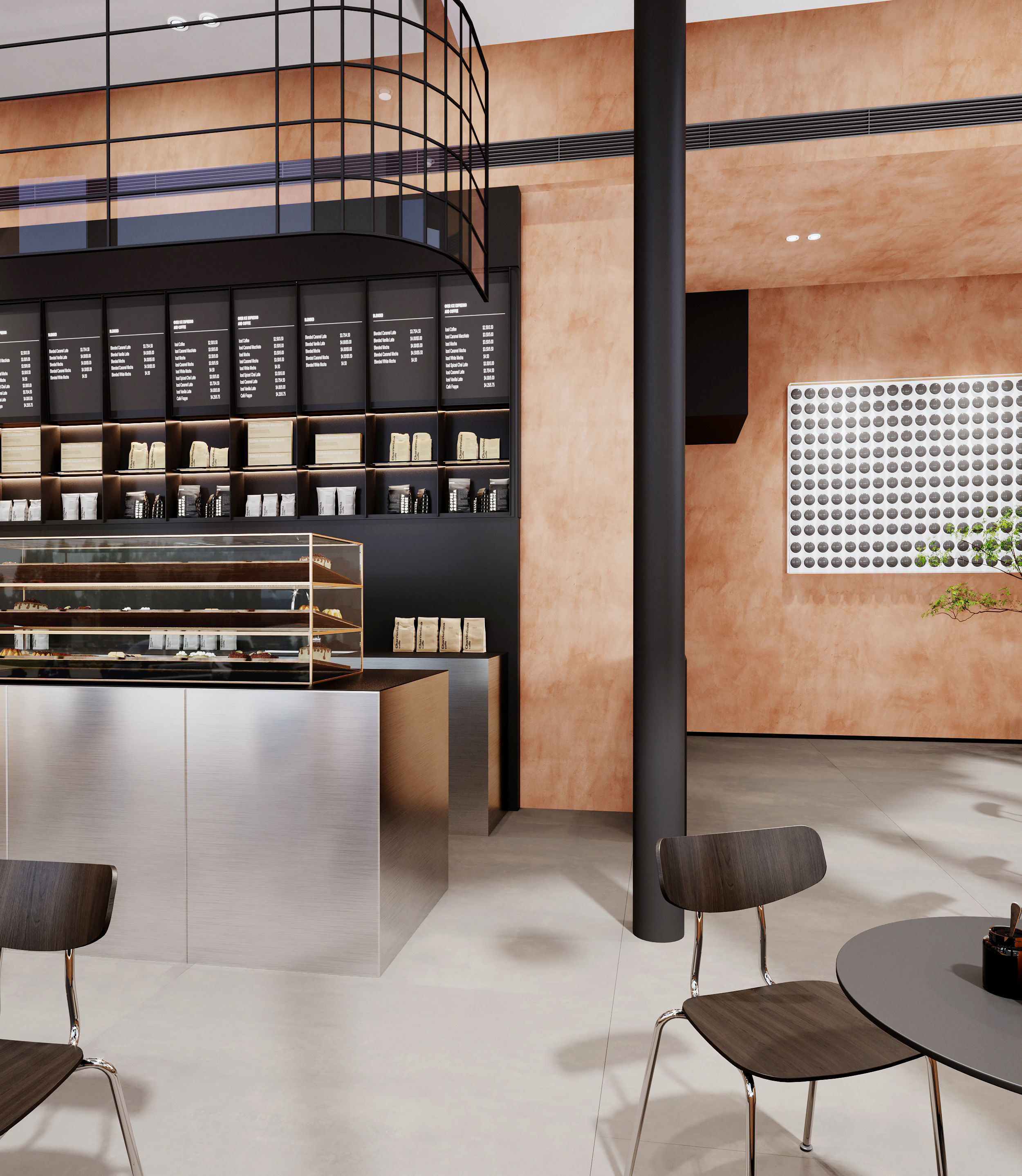 coffee shop  interior    3D model_4