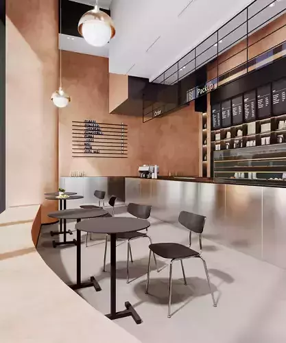 coffee shop  interior   