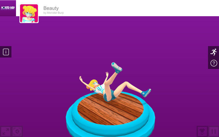 Four Cartoon Girl Volume 1 Low-poly 3D model_11