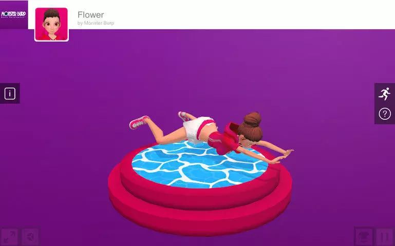 Four Cartoon Girl Volume 1 Low-poly 3D model_0