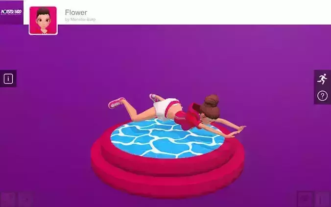 Four Cartoon Girl Volume 1 Low-poly 3D model