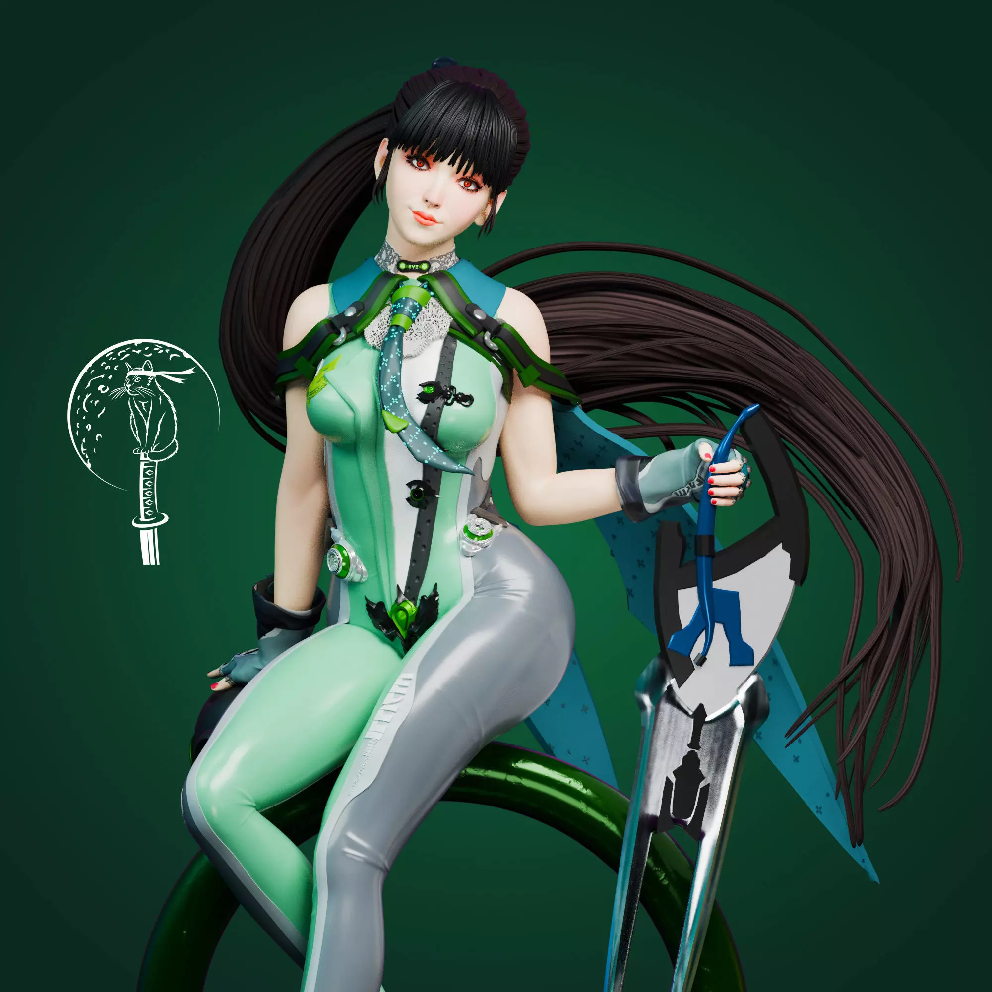 Eve Stellar Blade Ready For 3D Printing 3D print model_0