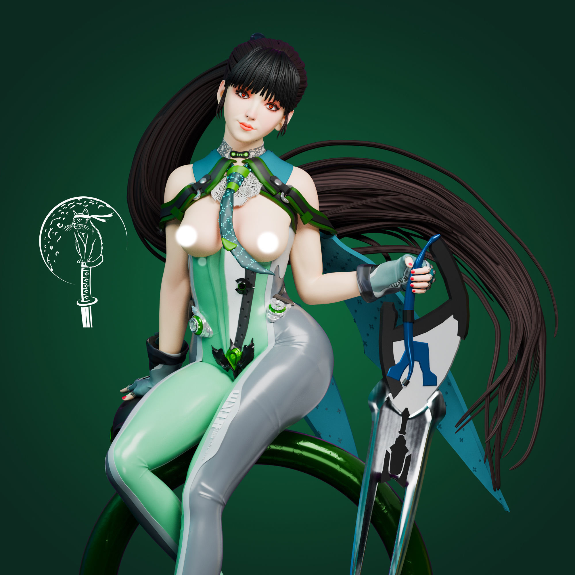 Eve Stellar Blade Ready For 3D Printing 3D print model_6