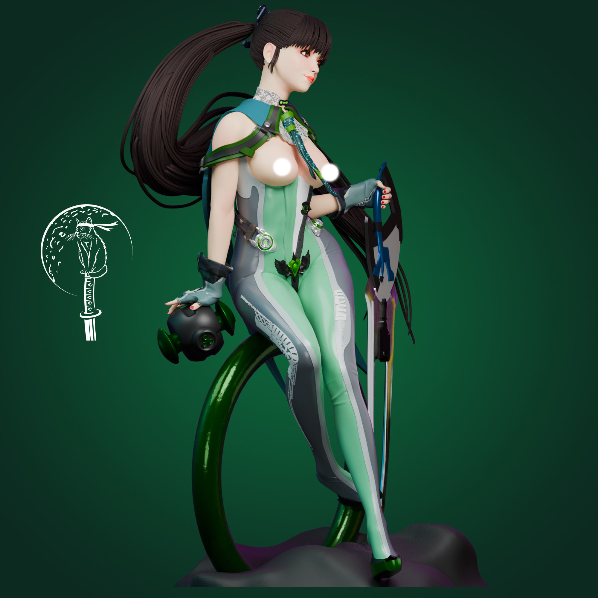 Eve Stellar Blade Ready For 3D Printing 3D print model_8