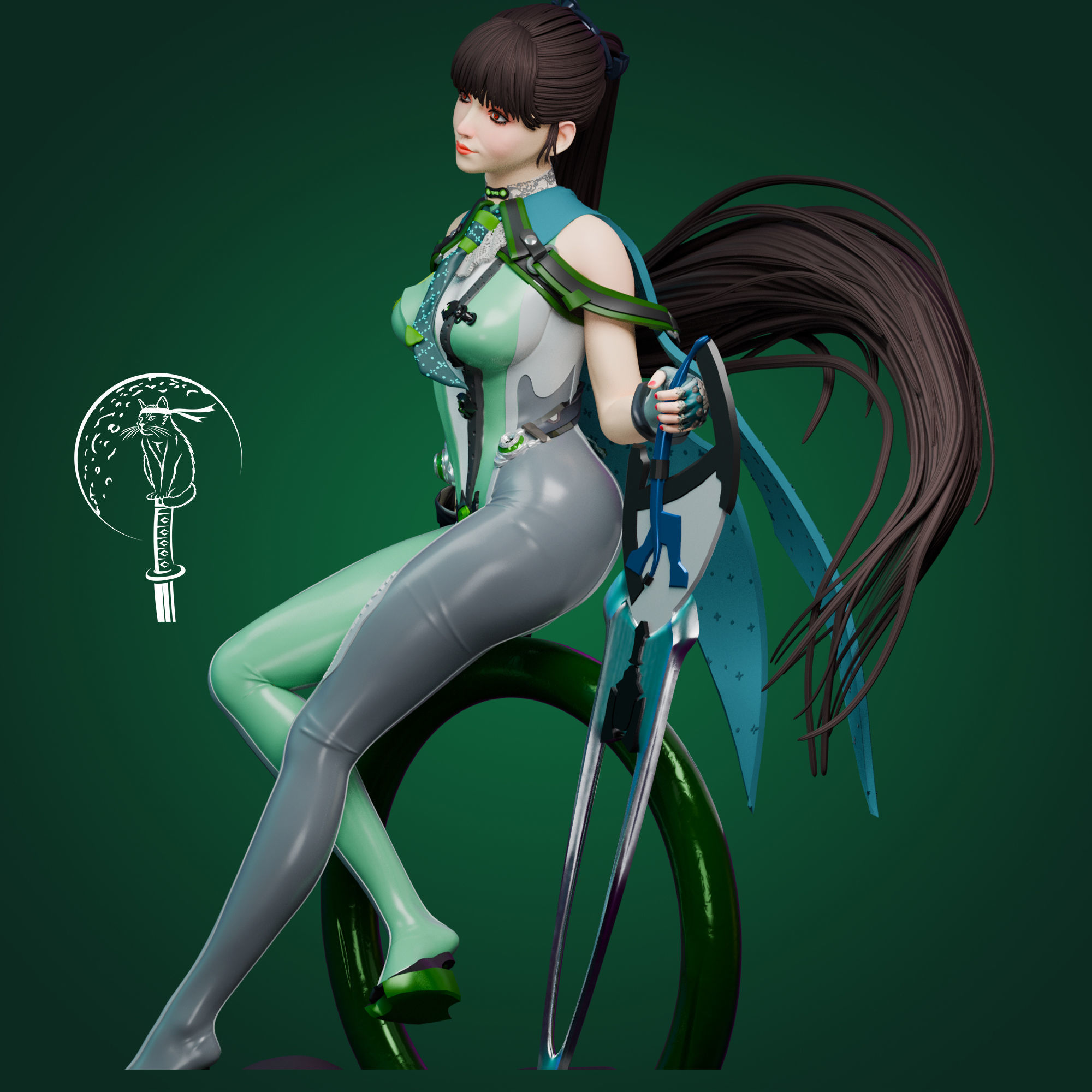 Eve Stellar Blade Ready For 3D Printing 3D print model_3