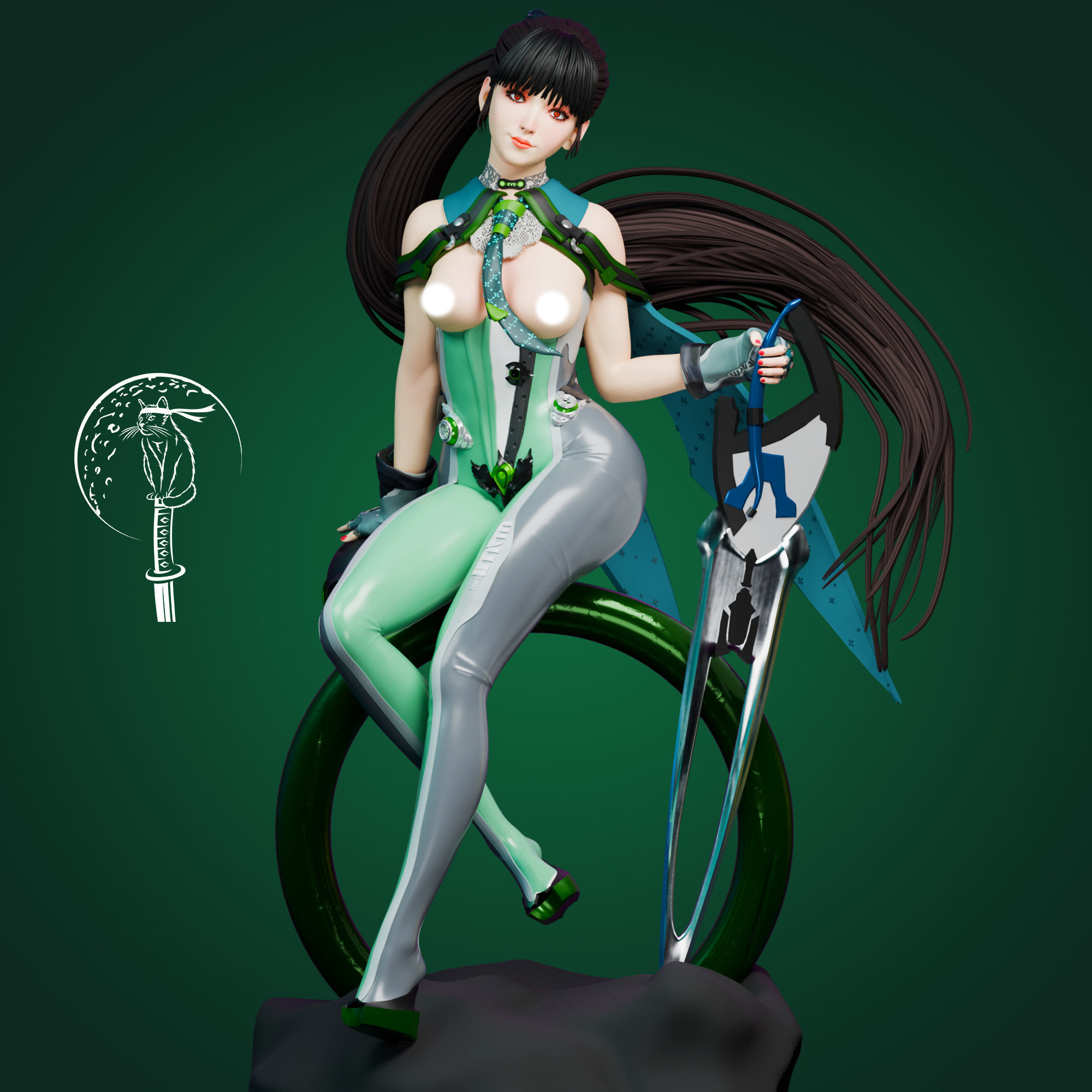 Eve Stellar Blade Ready For 3D Printing 3D print model_7