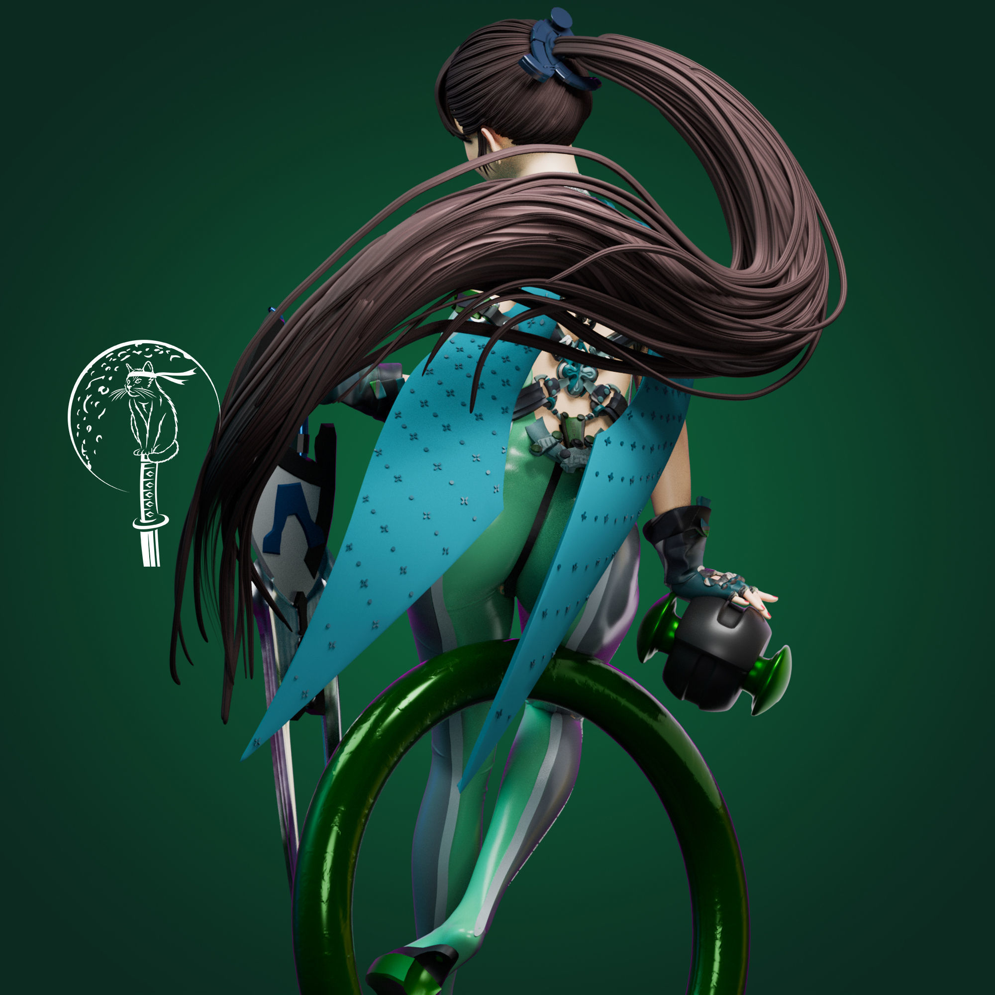 Eve Stellar Blade Ready For 3D Printing 3D print model_5