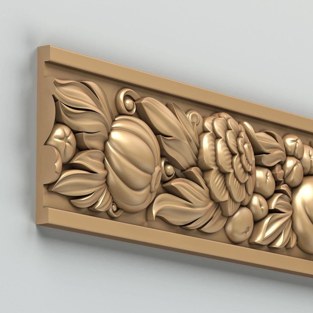 Decorative Moldings collection 04 3D model_11