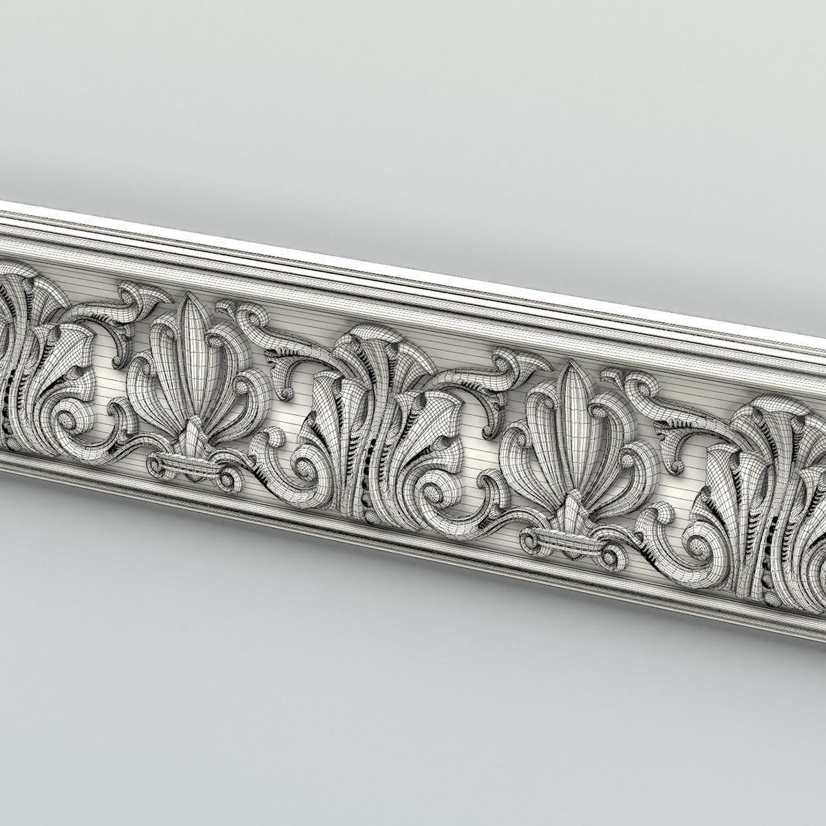 Decorative Moldings collection 04 3D model_4