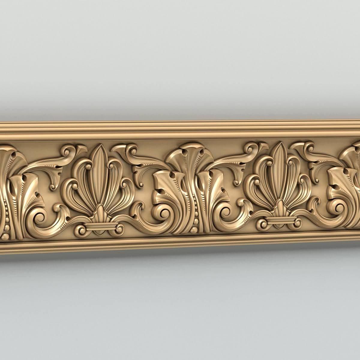 Decorative Moldings collection 04 3D model_2