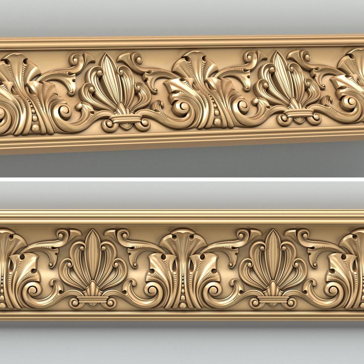 Decorative Moldings collection 04 3D model_1