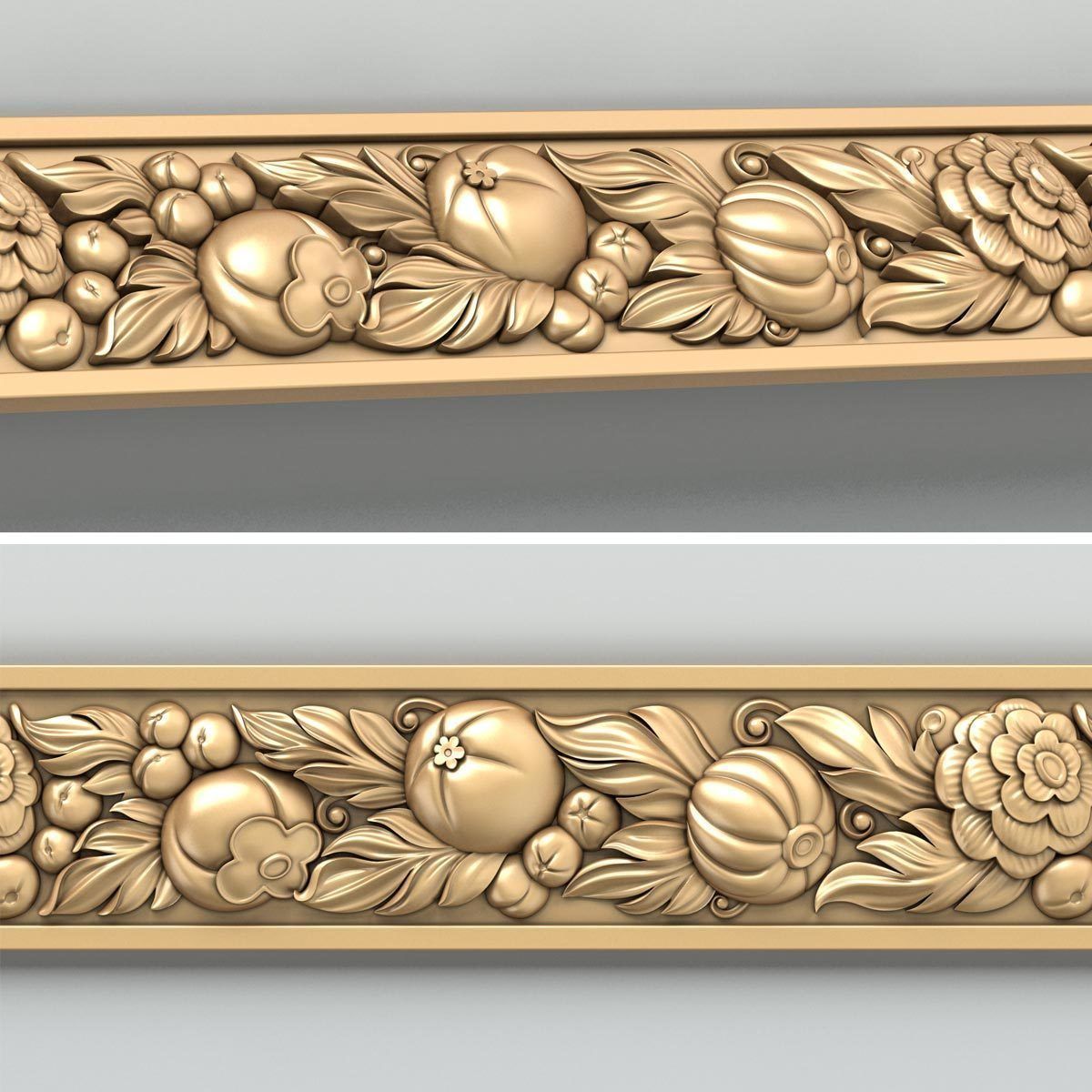 Decorative Moldings collection 04 3D model_9