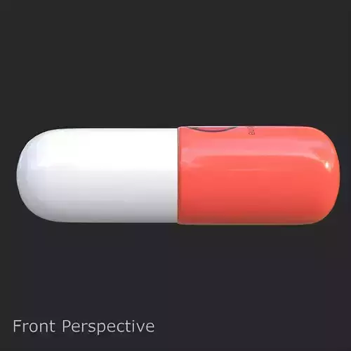 Hard Medicine Capsule for Medical Visualization