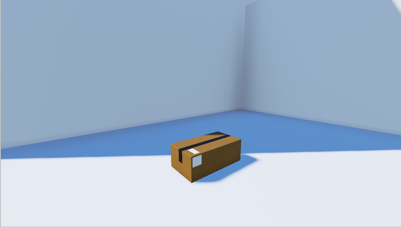 Cardboard Box 3D model_1