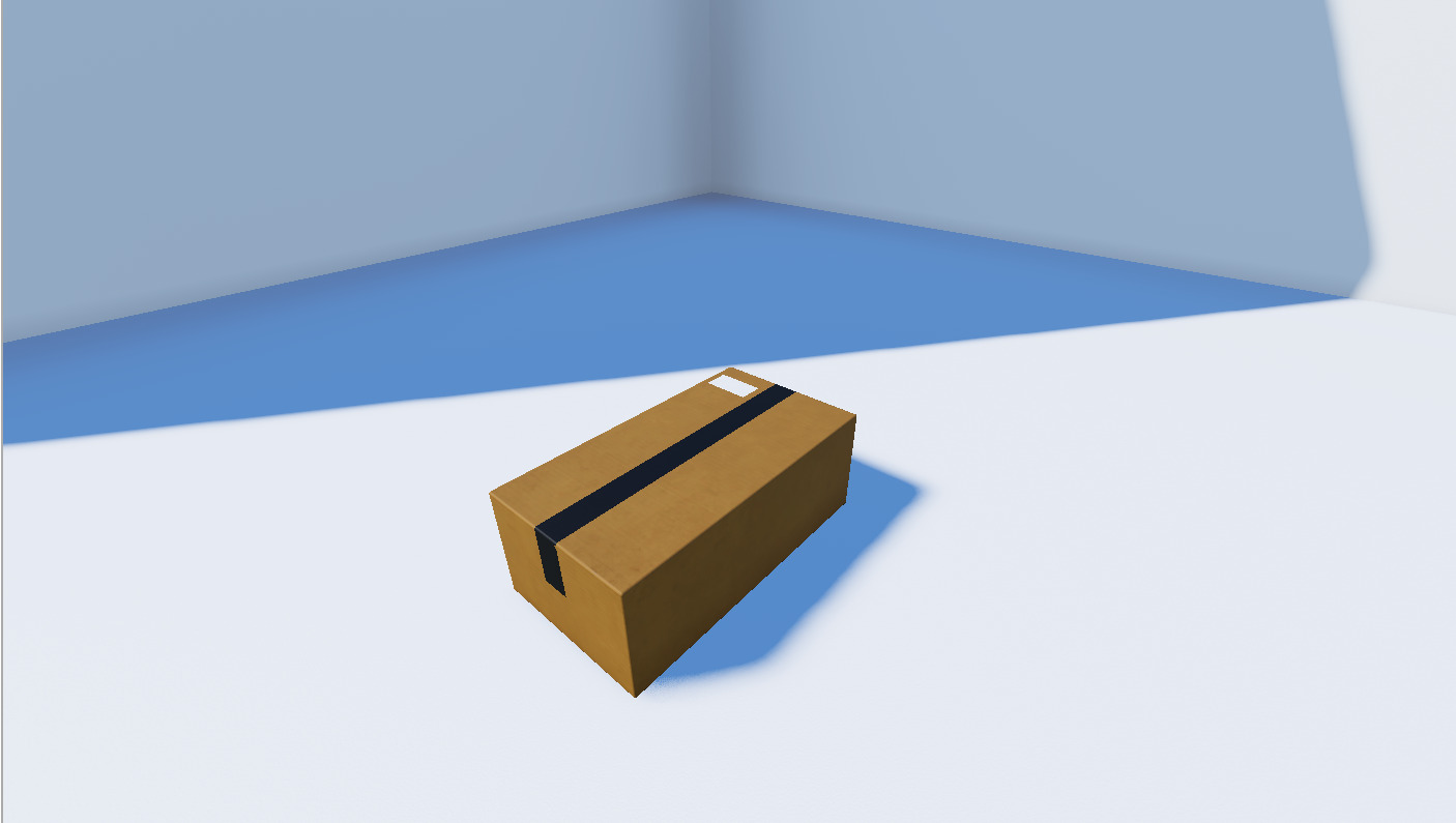 Cardboard Box 3D model_2