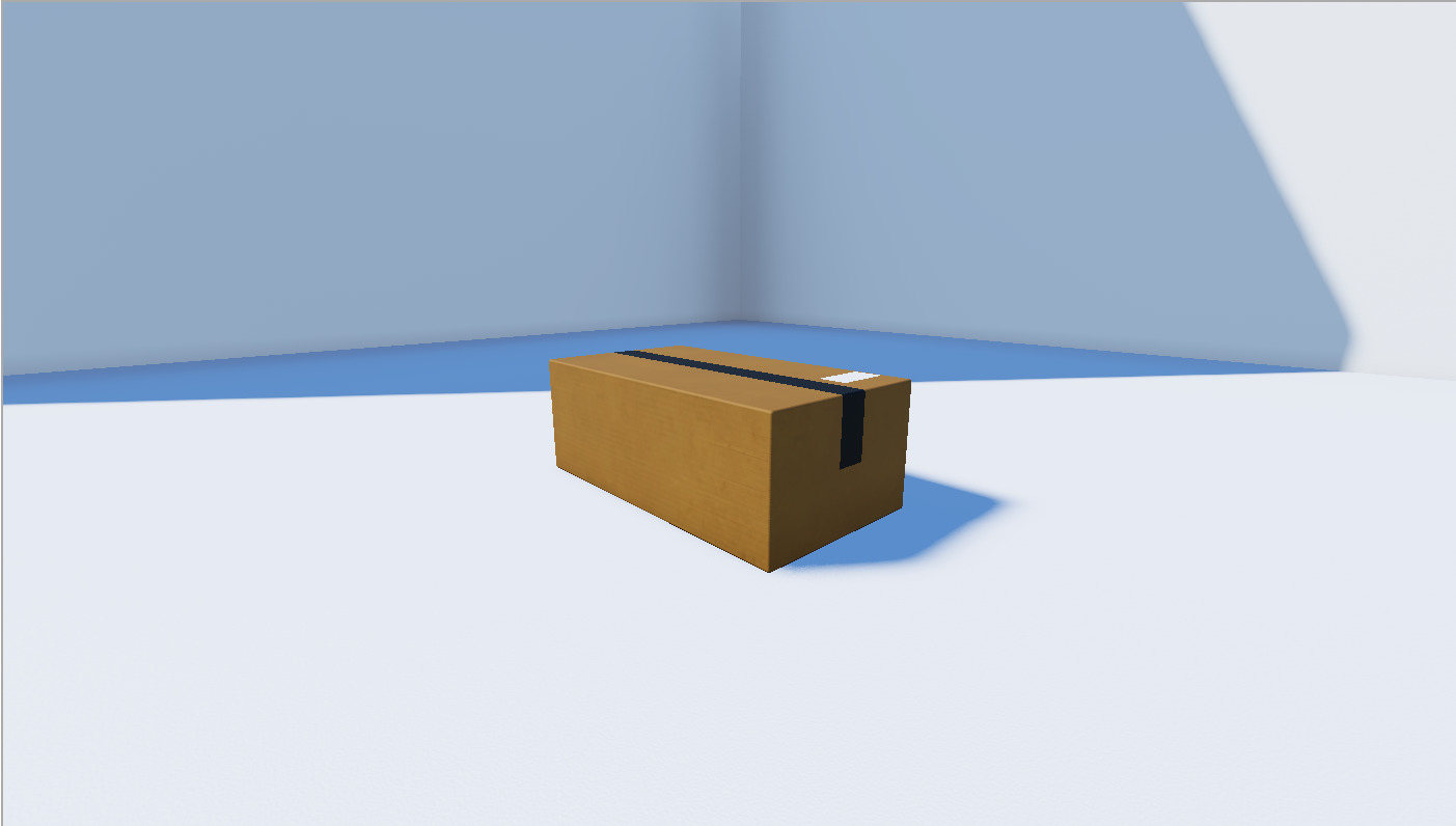 Cardboard Box 3D model_3