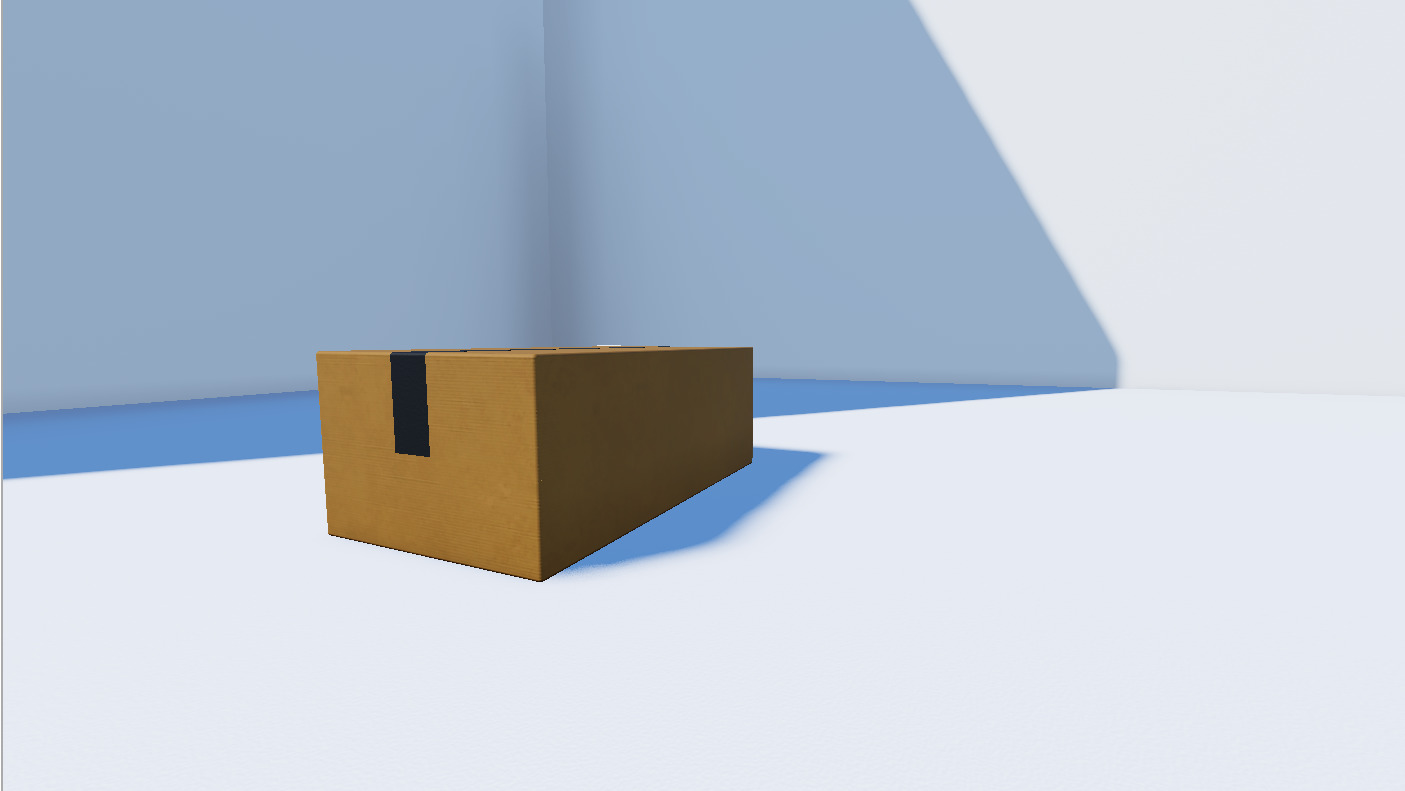 Cardboard Box 3D model_4