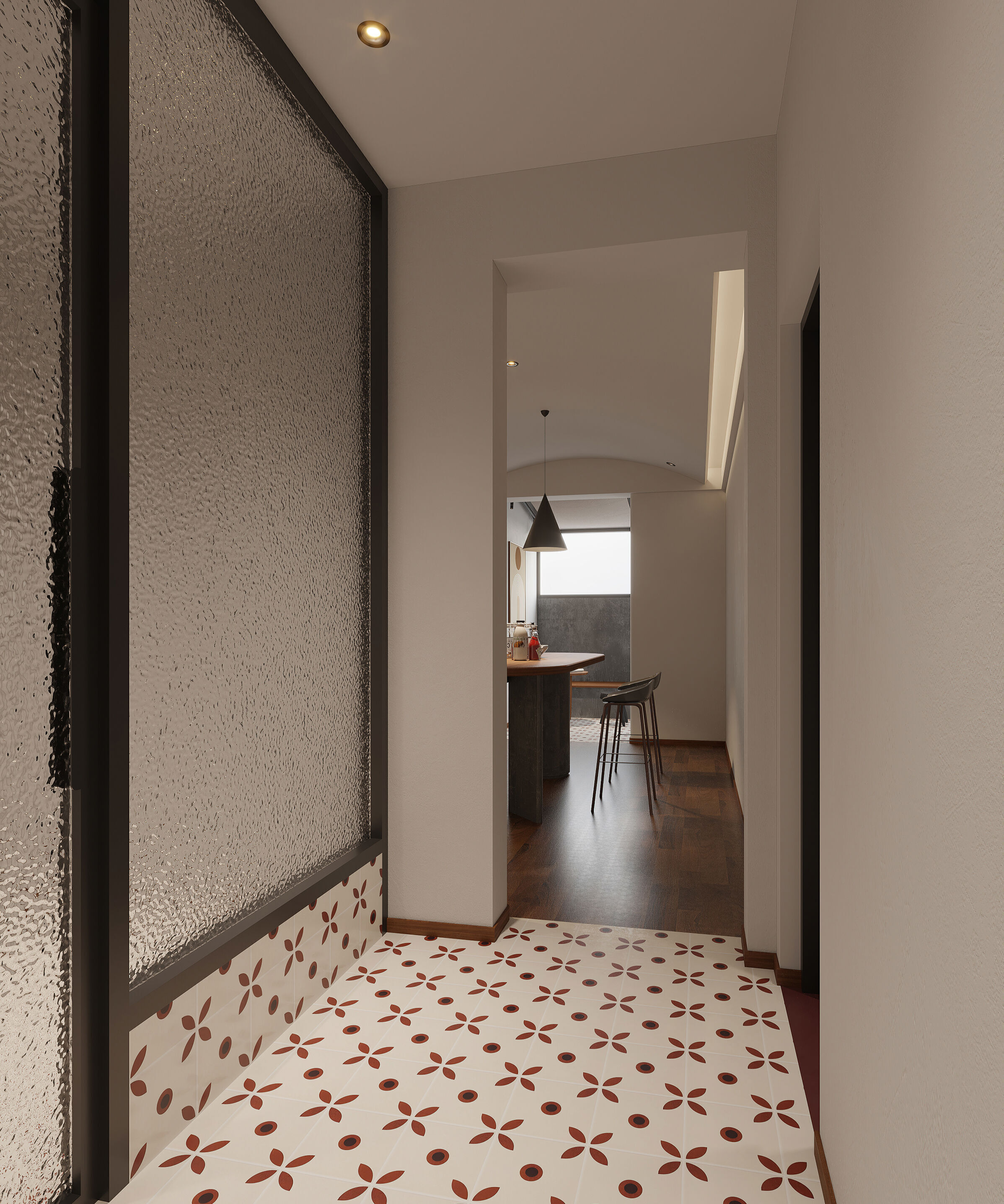 coffee shop  interior     3D model_4