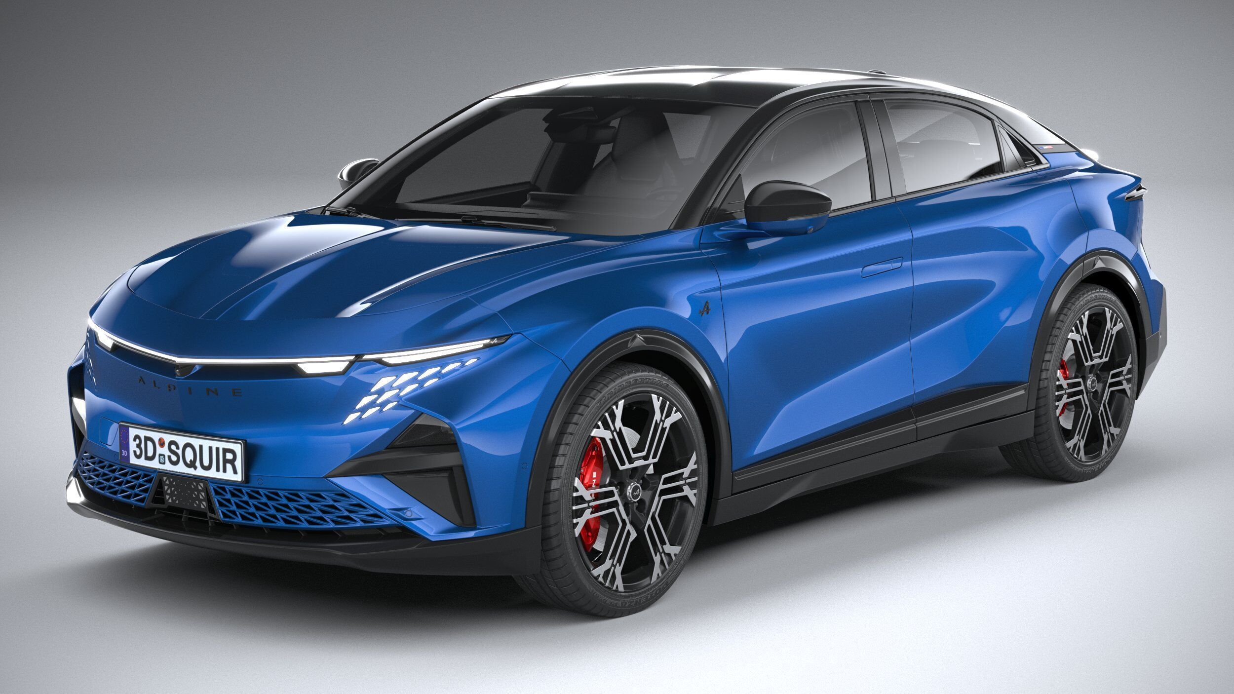 Alpine A390 2026 3D model_1