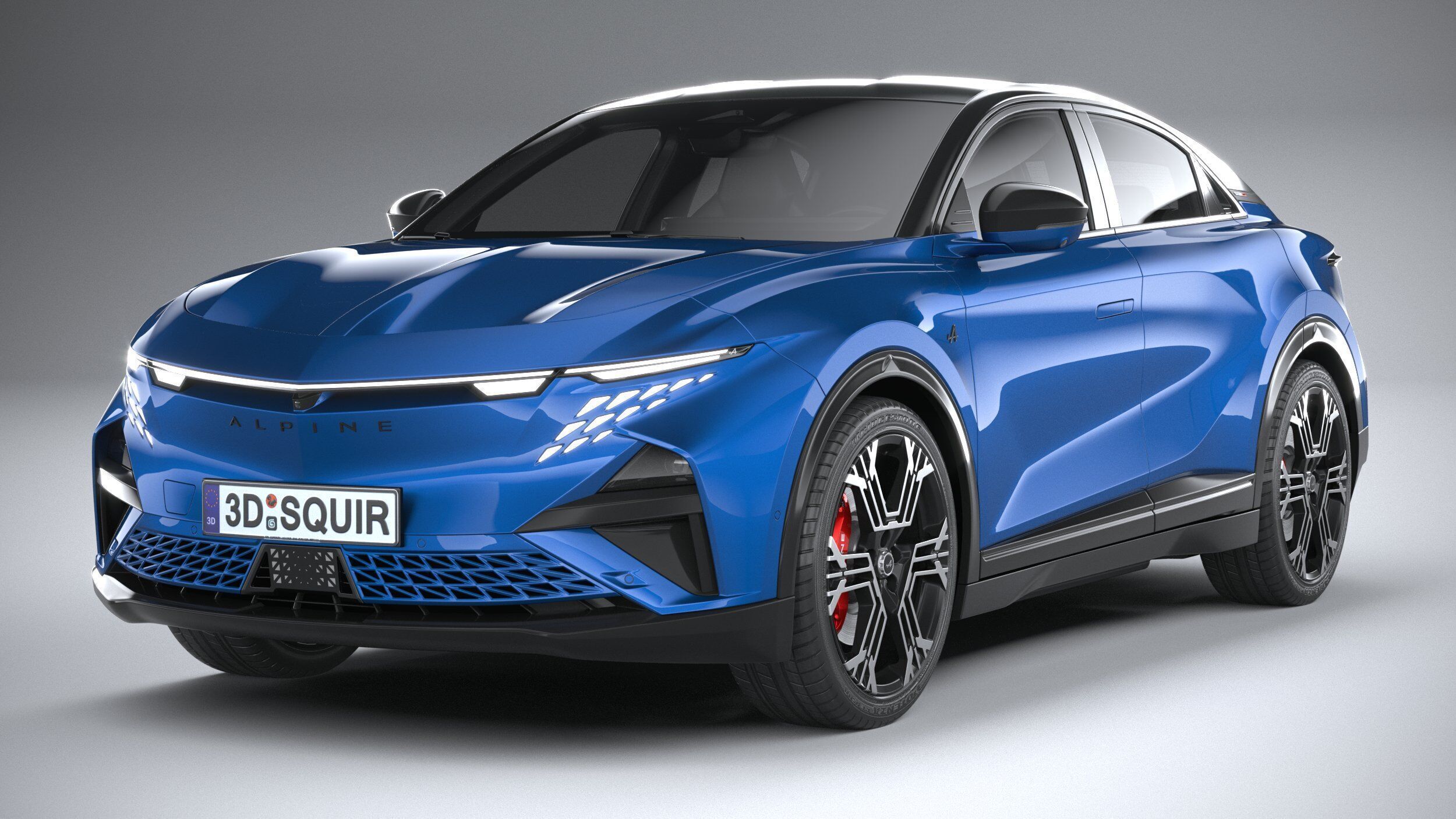 Alpine A390 2026 3D model_2