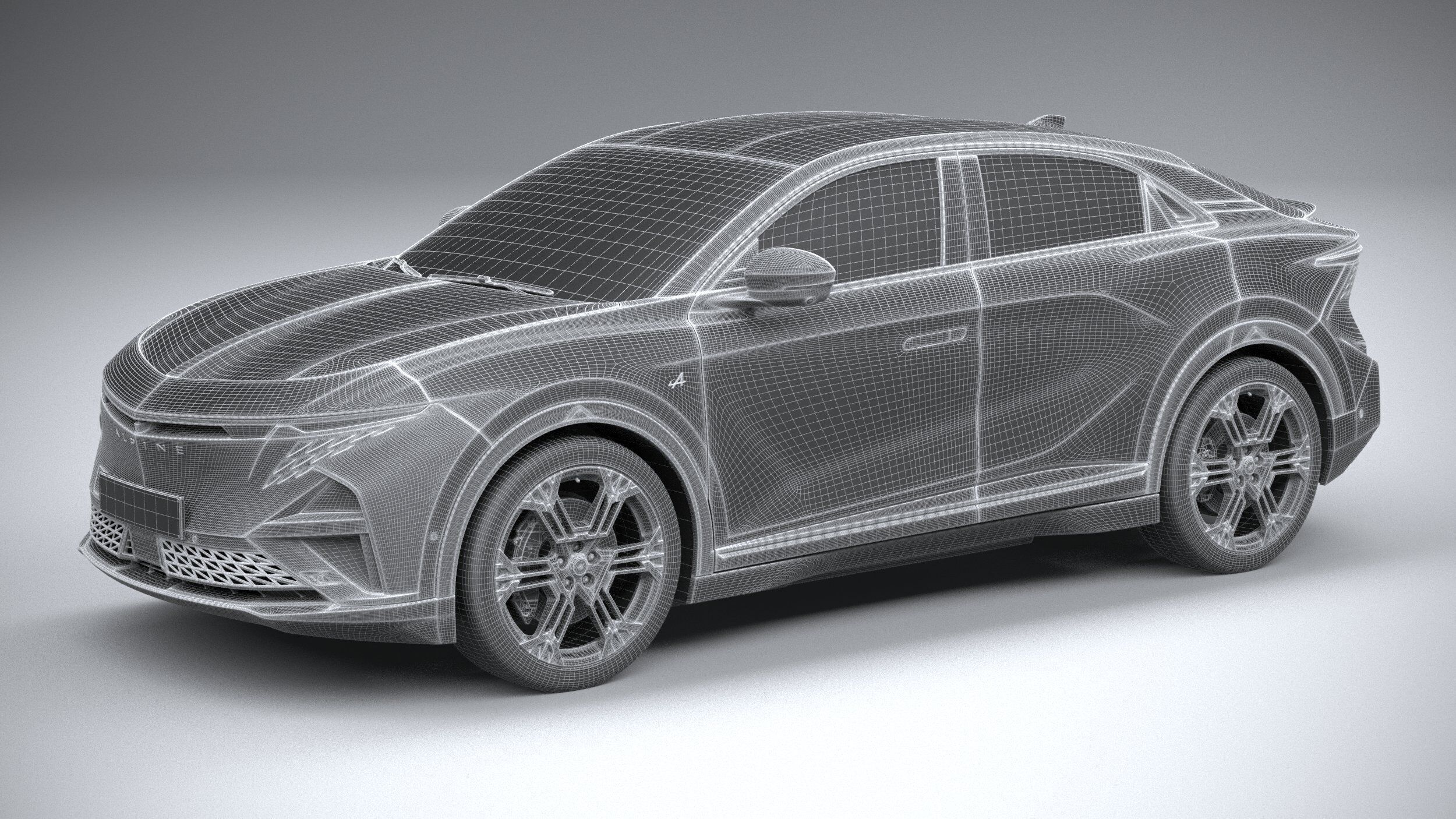 Alpine A390 2026 3D model_26