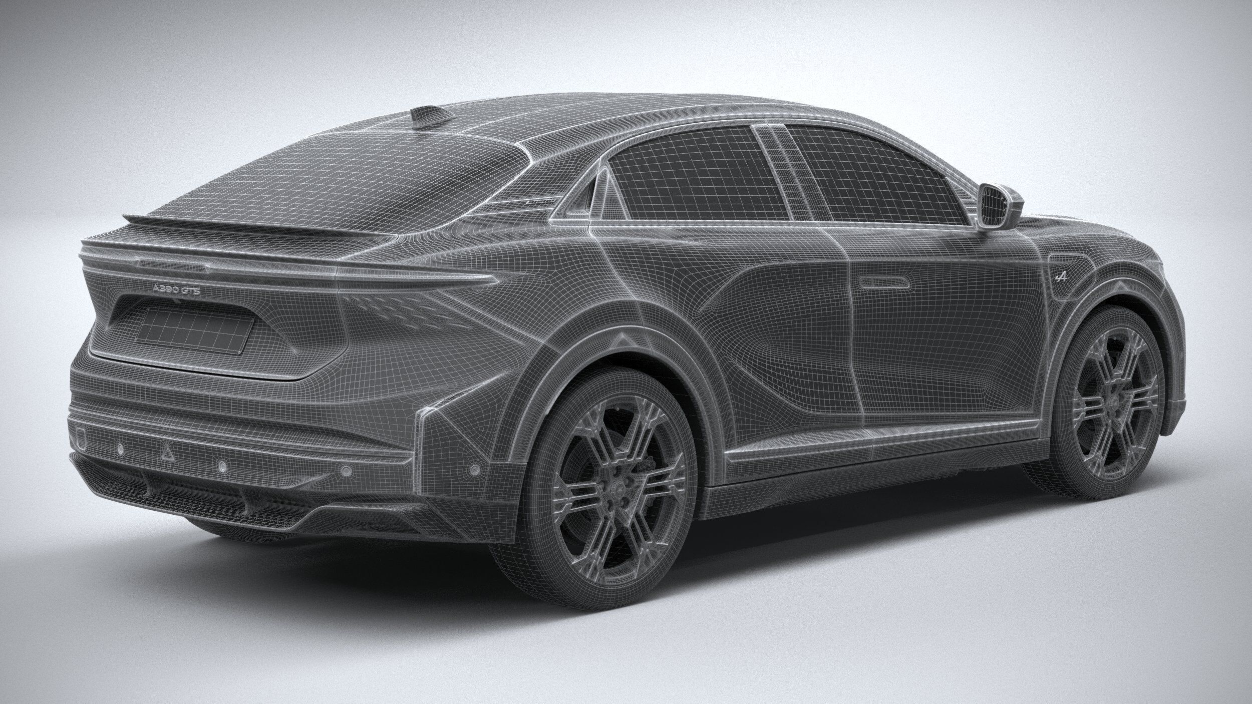 Alpine A390 2026 3D model_27