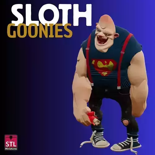 STL Sloth-Inspired Gentle Giant  3D Monster Miniature 3D print model STL Sloth-Inspired Gentle Giant  3D Monster Miniature 3D print model