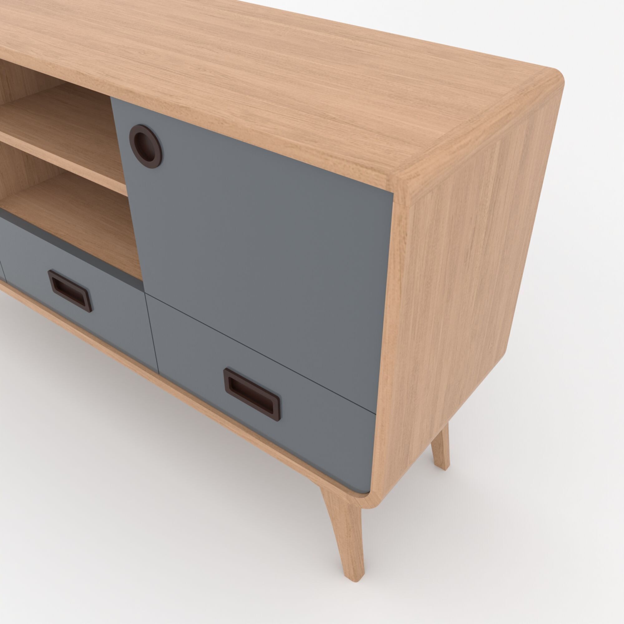 Modern Scandinavian Sideboard 140 Morris 3D model_3