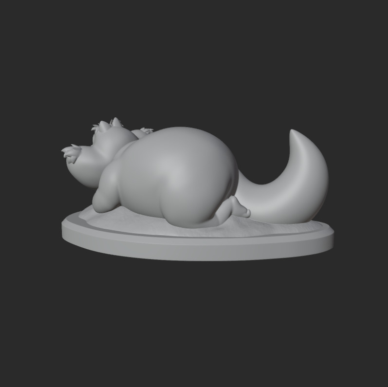 Wonderland Alice Smiling Cat 3D print model_2