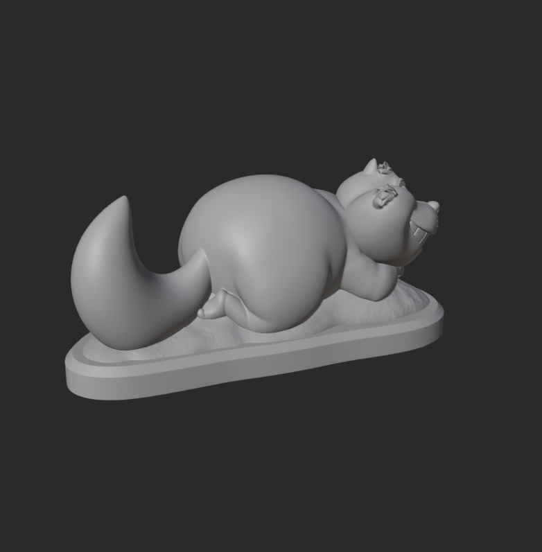 Wonderland Alice Smiling Cat 3D print model_3