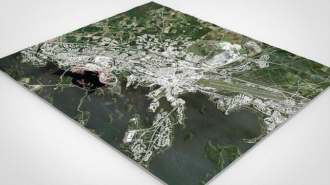 Cityscape Lappeenranta Finland 3D model 6