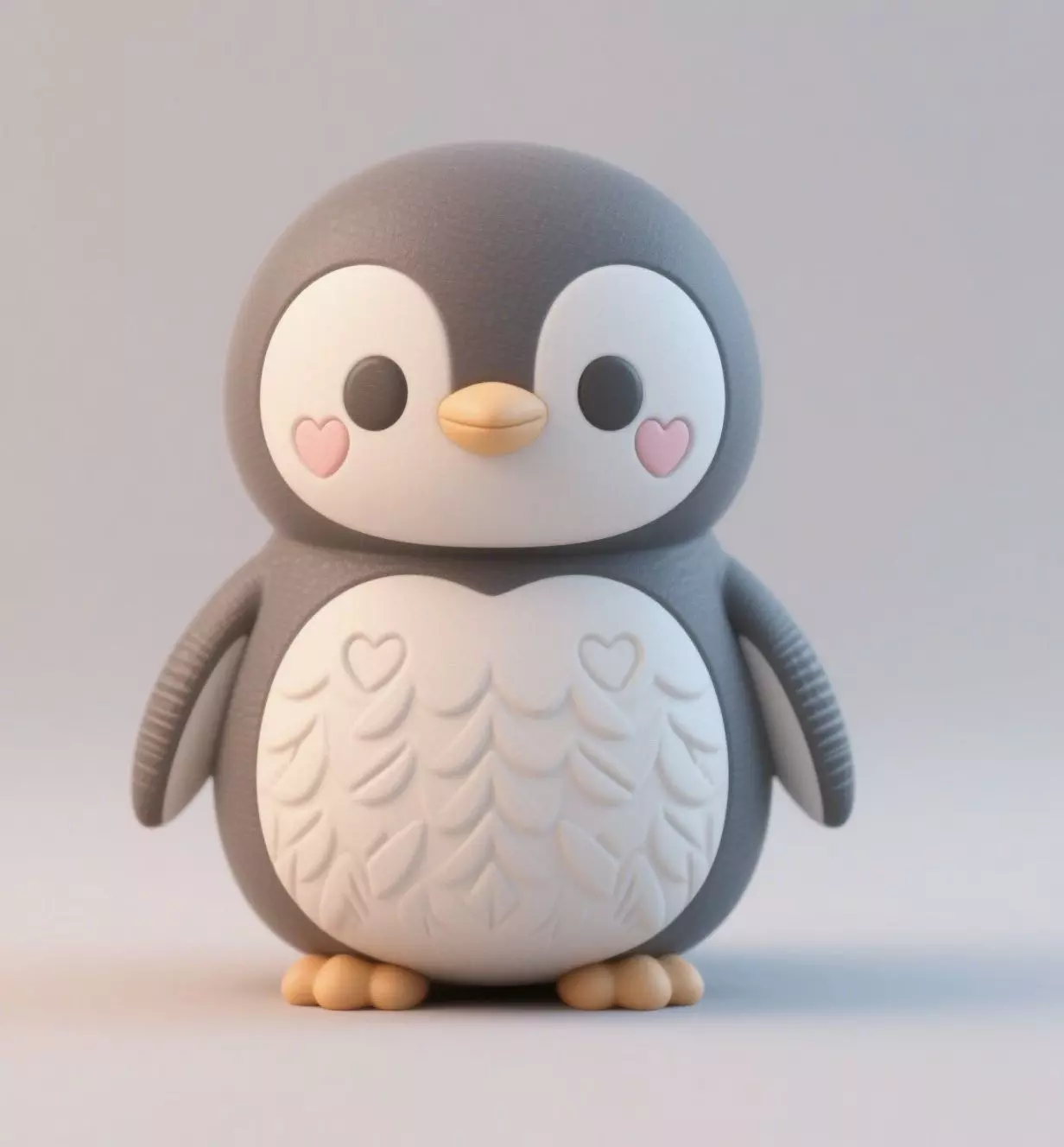 Kawaii Baby Penguin 3D print model_0