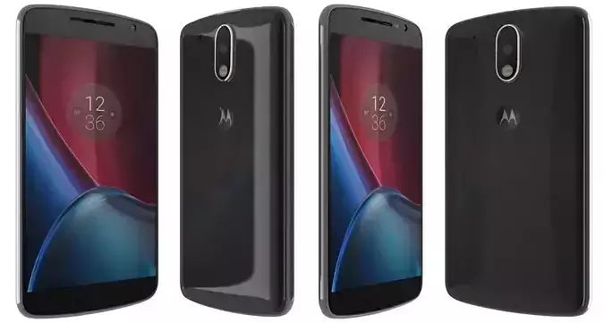 Motorola Moto G4 Black 3D model