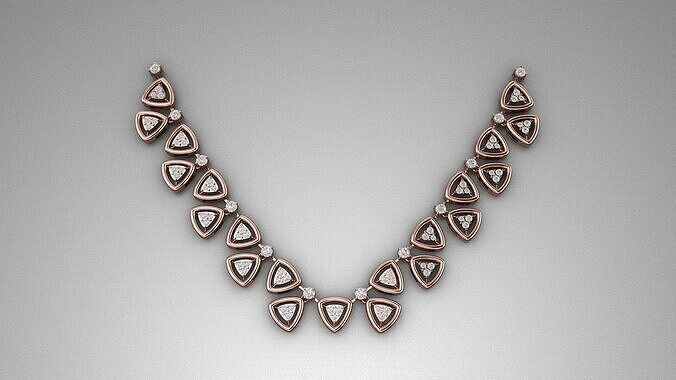 Trinity Elegance Necklace 3D print model