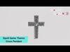 Squid Game-Inspired Thanos Cross Pendant  Low-poly 3D model_1