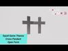 Squid Game-Inspired Thanos Cross Pendant  Low-poly 3D model_2