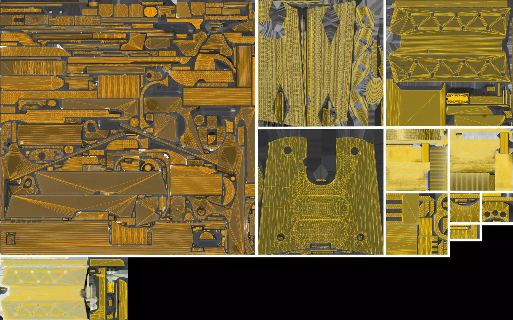 Colt 1911 CCU 45 ACP Low-poly 3D model_26