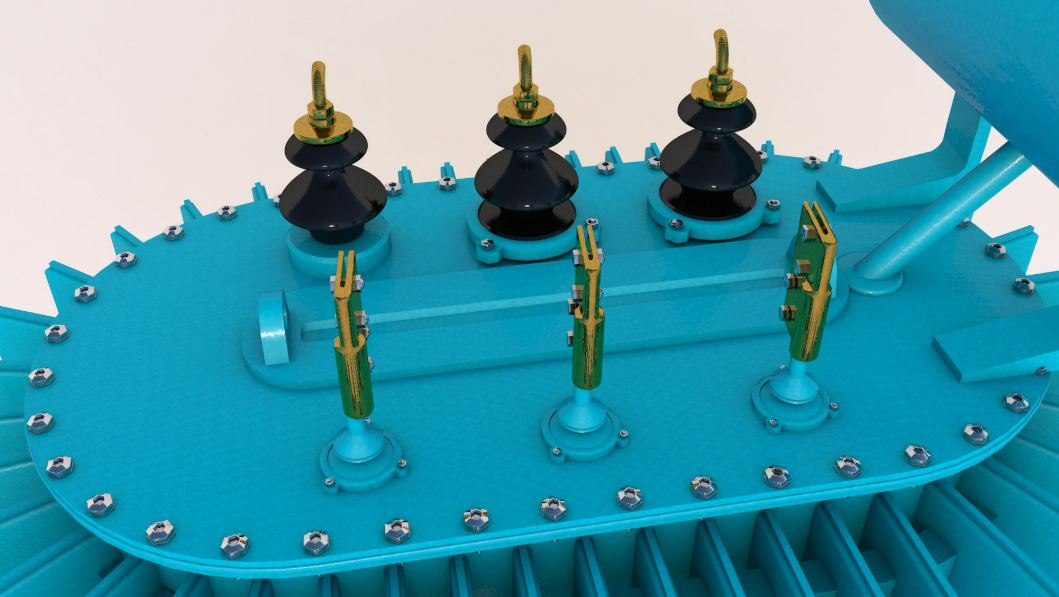 Electric power tower COLLECTION 3D model_9