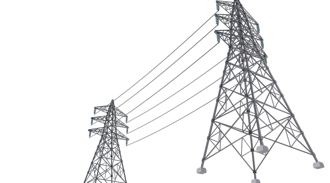 Electric power tower COLLECTION 3D model_5