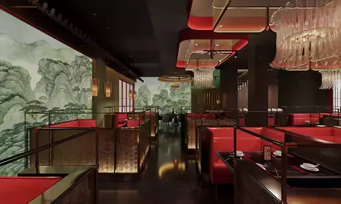 Luxury Chinese restaurant 109