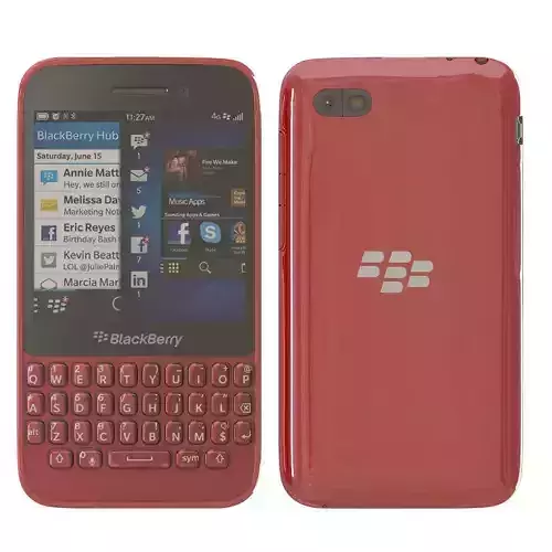 blackberry q5 red