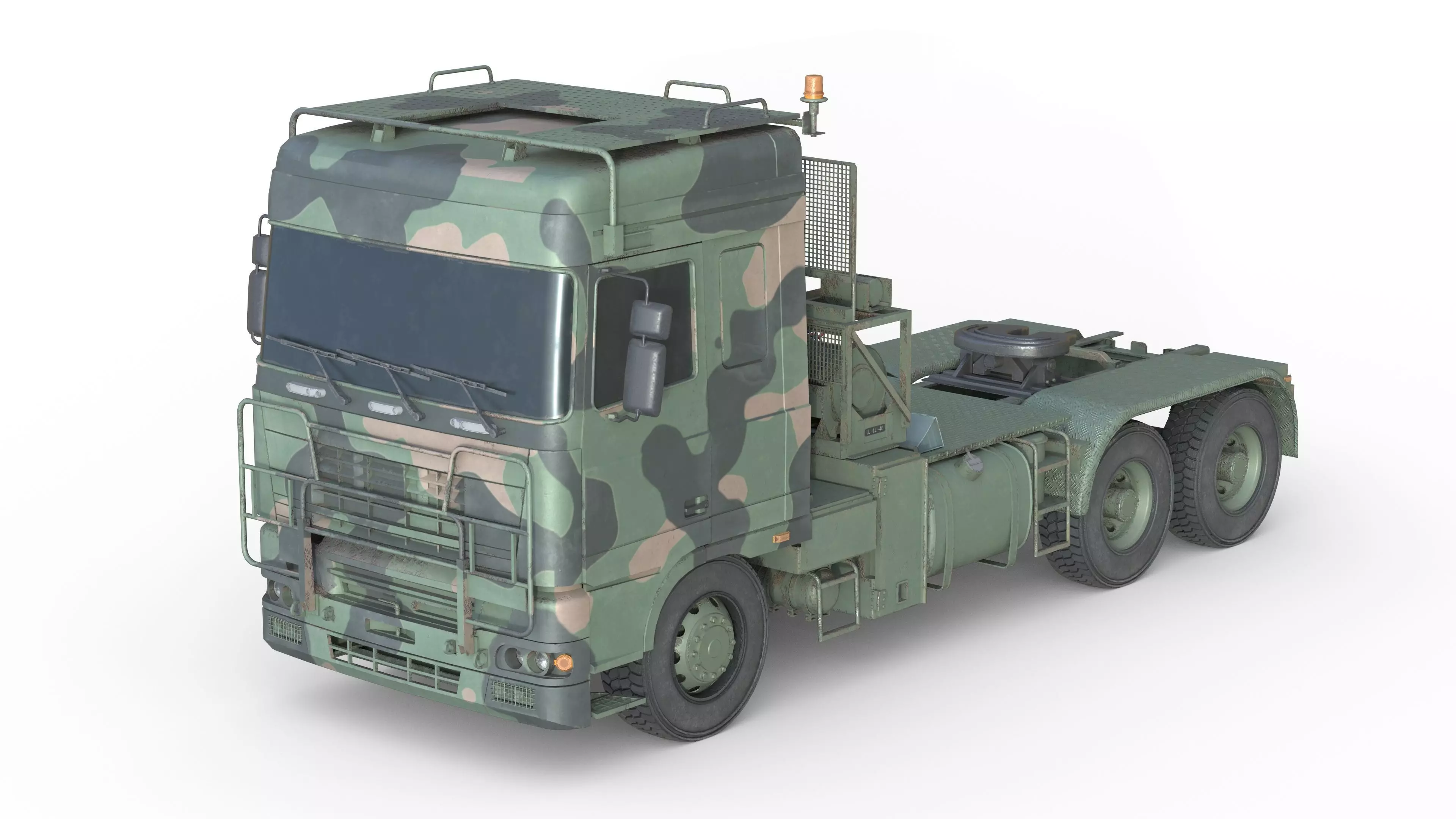 DAF Tropco Truck Low-poly 3D model